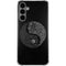 Liquid Blue Yin Yang Music Skulls Galaxy S24 Plus Clear Case