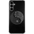 Liquid Blue Yin Yang Music Skulls Galaxy S24 Plus Clear Case