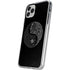 Liquid Blue Yin Yang Music Skulls iPhone 11 Pro Clear Case