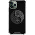Liquid Blue Yin Yang Music Skulls iPhone 11 Pro Max Clear Case