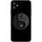 Liquid Blue Yin Yang Music Skulls iPhone 11 Skin