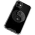 Liquid Blue Yin Yang Music Skulls iPhone 12 Clear Case