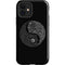 Liquid Blue Yin Yang Music Skulls iPhone 12 Impact Case