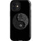 Liquid Blue Yin Yang Music Skulls iPhone 12 Mini Impact Case