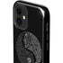 Liquid Blue Yin Yang Music Skulls iPhone 12 Mini Impact Case