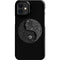 Liquid Blue Yin Yang Music Skulls iPhone 12 Mini Lite Case