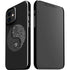 Liquid Blue Yin Yang Music Skulls iPhone 12 Mini Lite Case