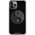 Liquid Blue Yin Yang Music Skulls iPhone 12 Pro Max Clear Case