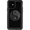 Liquid Blue Yin Yang Music Skulls iPhone 12 Waterproof Case