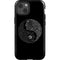 Liquid Blue Yin Yang Music Skulls iPhone 13 Impact Case