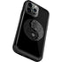 Liquid Blue Yin Yang Music Skulls iPhone 13 Pro Cargo Case