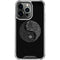 Liquid Blue Yin Yang Music Skulls iPhone 13 Pro Clear Case