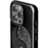 Liquid Blue Yin Yang Music Skulls iPhone 13 Pro Impact Case