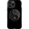 Liquid Blue Yin Yang Music Skulls iPhone 13 Pro Max Impact Case
