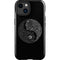 Liquid Blue Yin Yang Music Skulls iPhone 14 Plus Impact Case