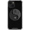 Liquid Blue Yin Yang Music Skulls iPhone 14 Plus Clear Case