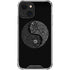 Liquid Blue Yin Yang Music Skulls iPhone 14 Plus Clear Case