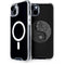 Liquid Blue Yin Yang Music Skulls iPhone 15 Plus MagSafe Case