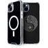 Liquid Blue Yin Yang Music Skulls iPhone 15 Plus MagSafe Case