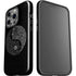 Liquid Blue Yin Yang Music Skulls iPhone 14 Pro Impact Case