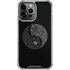 Liquid Blue Yin Yang Music Skulls iPhone 14 Pro Max Clear Case