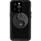 Liquid Blue Yin Yang Music Skulls iPhone 14 Pro Waterproof Case