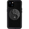 Liquid Blue Yin Yang Music Skulls iPhone 15 Plus Waterproof Case