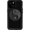 Liquid Blue Yin Yang Music Skulls iPhone 15 Waterproof Case