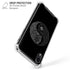 Liquid Blue Yin Yang Music Skulls iPhone XR Clear Case