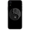 Liquid Blue Yin Yang Music Skulls iPhone XR Skin