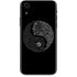 Liquid Blue Yin Yang Music Skulls iPhone XR Skin
