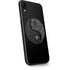 Liquid Blue Yin Yang Music Skulls iPhone XR Skin