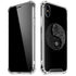 Liquid Blue Yin Yang Music Skulls iPhone XS Max Clear Case