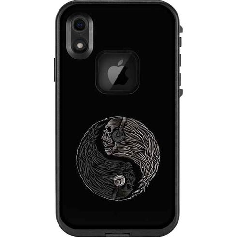 Liquid Blue Yin Yang Music Skulls LifeProof Fre iPhone Skin