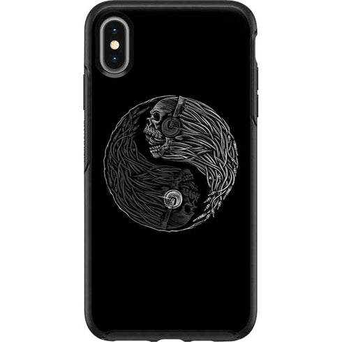 Liquid Blue Yin Yang Music Skulls Otterbox Symmetry iPhone Skin