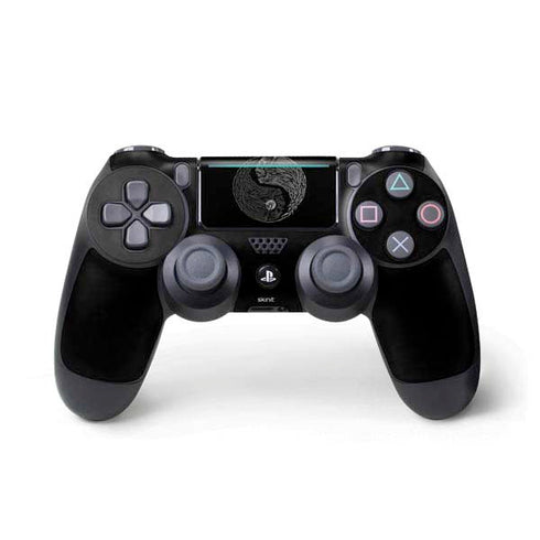 Liquid Blue Yin Yang Music Skulls PS4 Pro/Slim Controller Skin