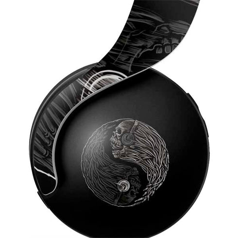 Liquid Blue Yin Yang Music Skulls PULSE 3D Wireless Headset for PS5 Skin