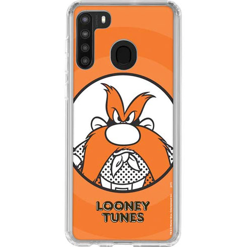 Looney Tunes Yosemite Sam Full Galaxy A21 Clear Case