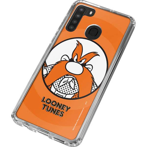 Looney Tunes Yosemite Sam Full Galaxy A21 Clear Case
