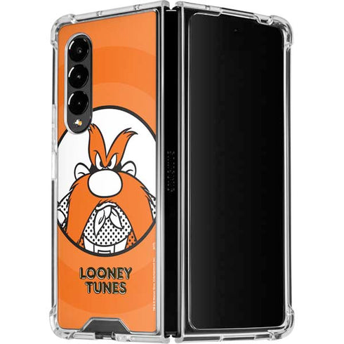 Looney Tunes Yosemite Sam Full Galaxy Z Fold4 5G Clear Case