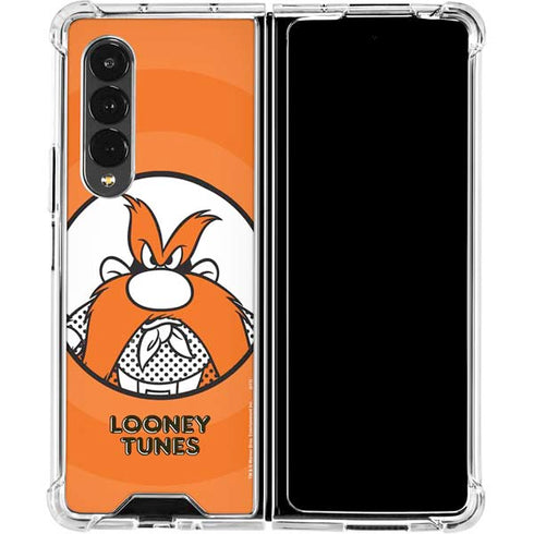 Looney Tunes Yosemite Sam Full Galaxy Z Fold4 5G Clear Case