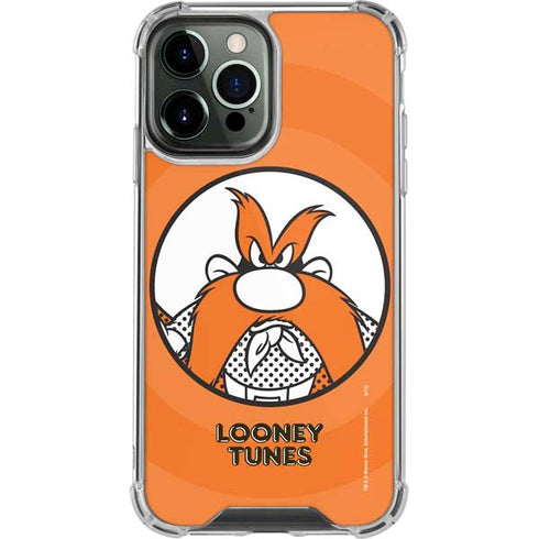 Looney Tunes Yosemite Sam Full iPhone 14 Pro Max Clear Case