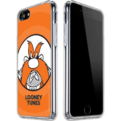 Looney Tunes Yosemite Sam Full iPhone SE (2nd & 3rd Gen) Clear Case