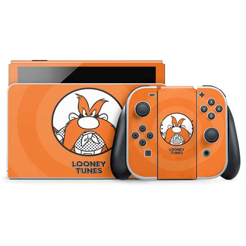 Looney Tunes Yosemite Sam Full Nintendo Switch OLED (2021) Skin