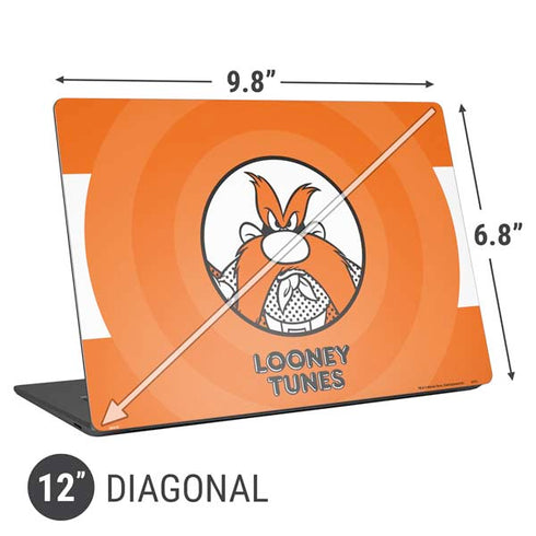 Looney Tunes Yosemite Sam Full Universal Laptop 12in (9.8 x 6.8in) Skin