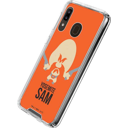 Looney Tunes Yosemite Sam Identity Galaxy A30 Clear Case