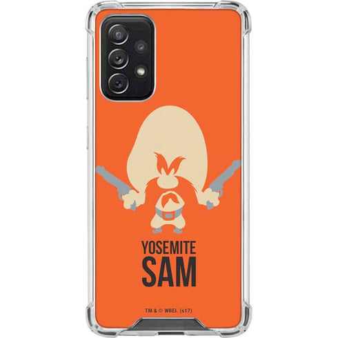 Looney Tunes Yosemite Sam Identity Galaxy A72 5G Clear Case