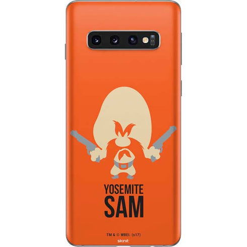 Looney Tunes Yosemite Sam Identity Galaxy S10 Skin