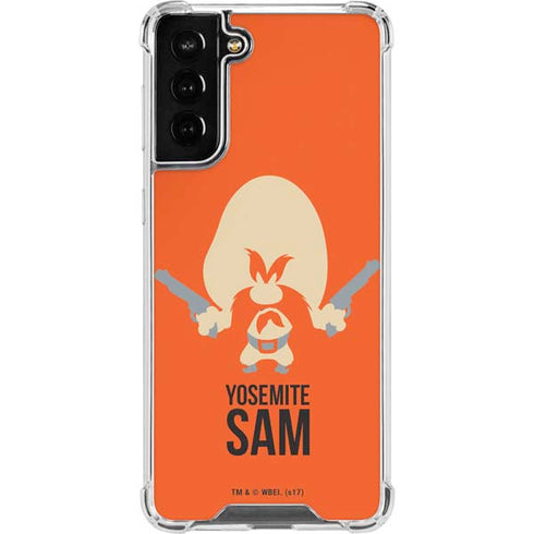Looney Tunes Yosemite Sam Identity Galaxy S21 FE Clear Case