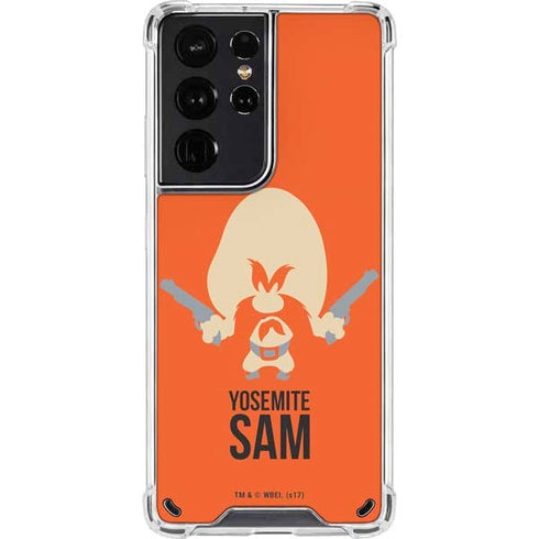 Looney Tunes Yosemite Sam Identity Galaxy S21 Ultra 5G Clear Case